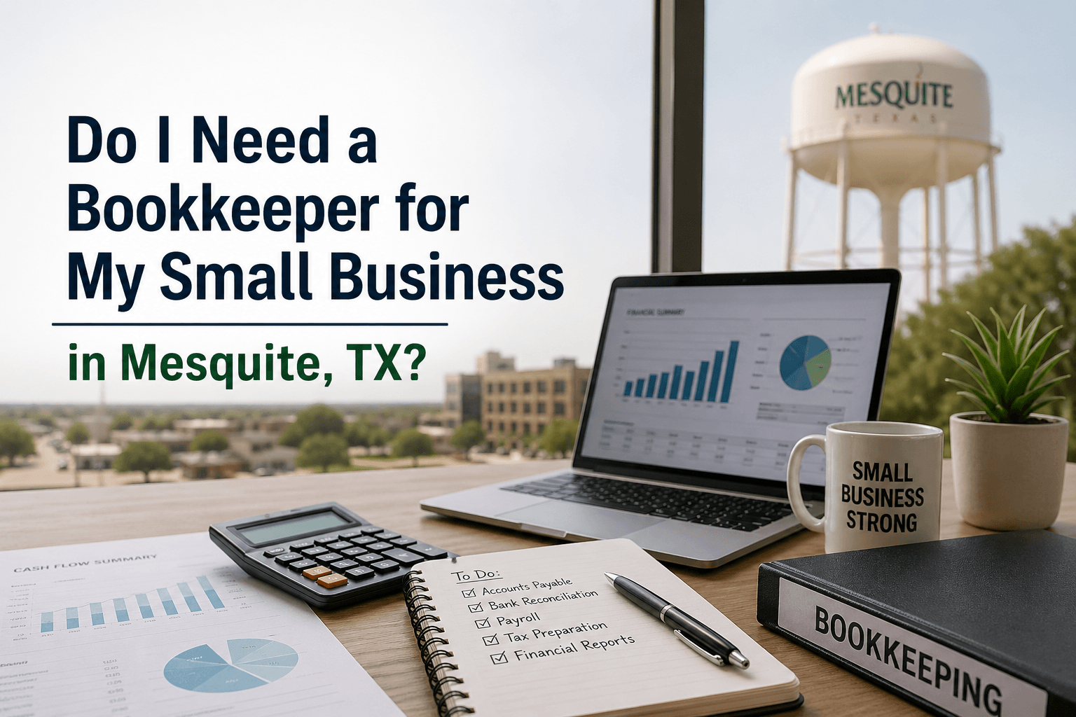 Do I Need a Bookkeeper for My Small Business in Mesquite, TX?